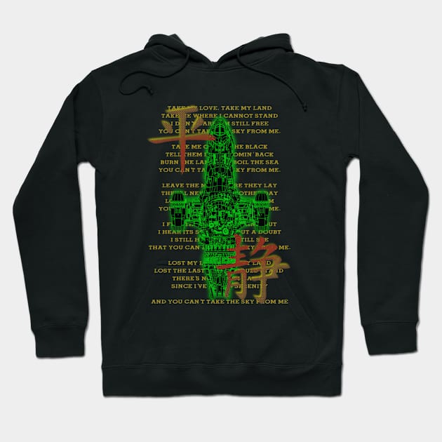 TAKE MY LOVE,TAKE MY LAND... Hoodie by KARMADESIGNER T-SHIRT SHOP